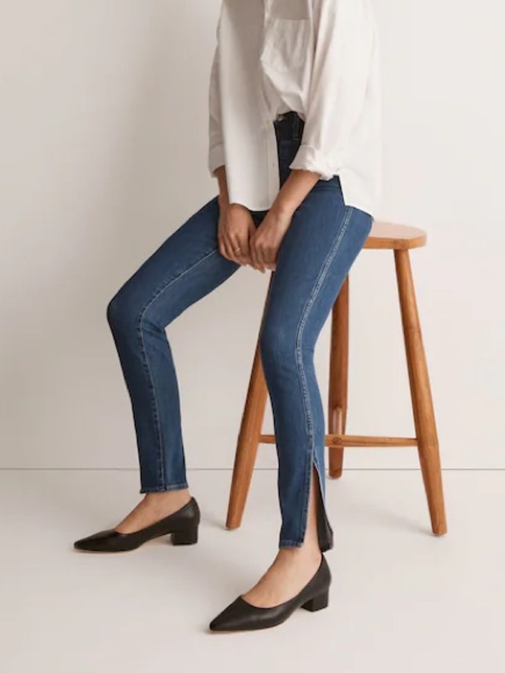 Madewell 11” Rise Roadtripper Split-Hem Skinny Jeans - Women’s 28